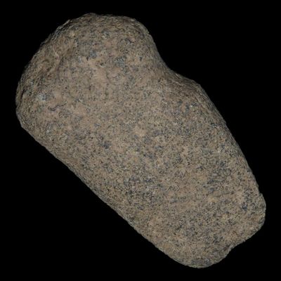 3 3/8" Three Quarter Grooved Miniature Axe, Pike Co., Illinois