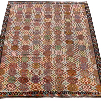 A LARGE TURKISH KILIM RUG 9'9"' X 16'4"