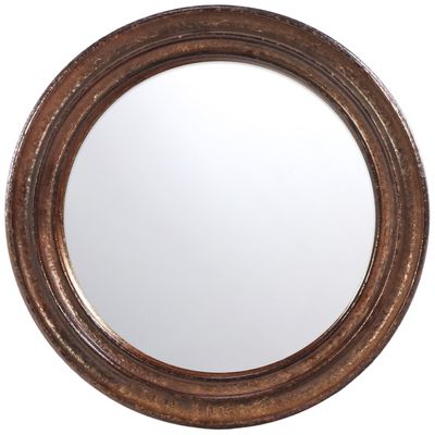 FRENCH CERAMIC MIRROR SIGNED BY THE ARTIST.