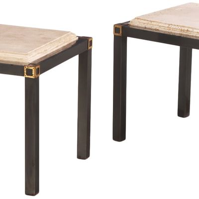 BRONZE TABLES TRAVERTINO