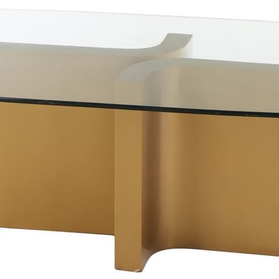 A LACQUERED WOOD GLASS TOP DINING TABLE C 1960.