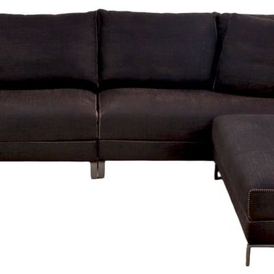 B & B ITALIA SOFA IN THREE PIECES. LABELED.