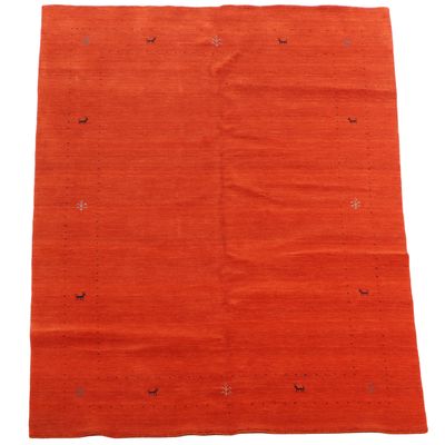 A GABBEH TRIBAL AREA RUG 6'3" X 8'9"