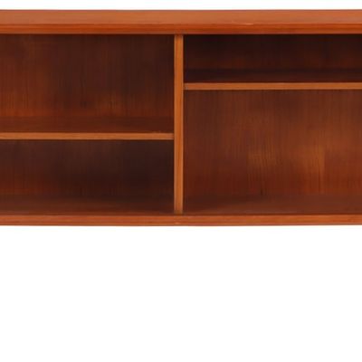 A KOFOD LARSEN FOR FAARUP MOBELFABRIK MID CENTURY DANISH WALNUT CREDENZA.