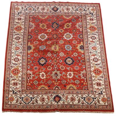 AN AGRA MAHAL RUG 9' X 12'