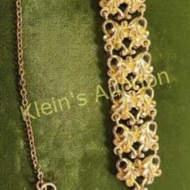 1890's GF pocket watch vest clip aag .co w/charm