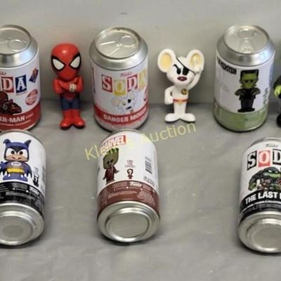 6 funko vinyl soda figurines 2 still sealed