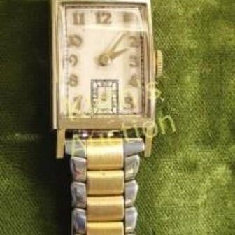 1955 Hamilton Brock 14K yellow gold watch working