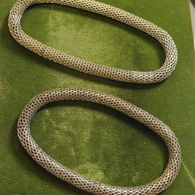 Sale Photo Thumbnail #6: pair of vtg gold filled stretch bracelets