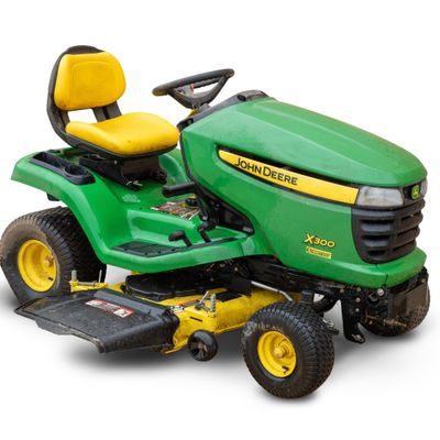 Sale Photo Thumbnail #601: John Deere X300 Riding Lawnmower