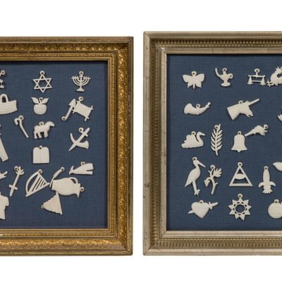 Sale Photo Thumbnail #239: Hand Carved Bone Milagro Charm Collection