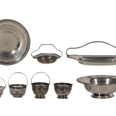 Sale Photo Thumbnail #549: Sterling Silver Hollowware Assortment