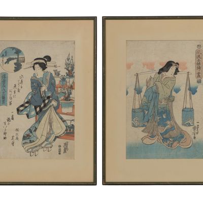 Sale Photo Thumbnail #338: Japanese Woodblock Prints