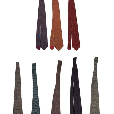 Sale Photo Thumbnail #426: Hermes Silk Tie Assortment