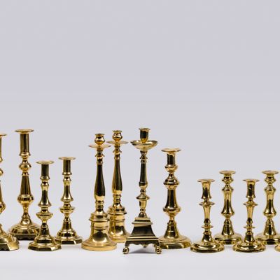 Sale Photo Thumbnail #256: Brass Candlestick Assortment