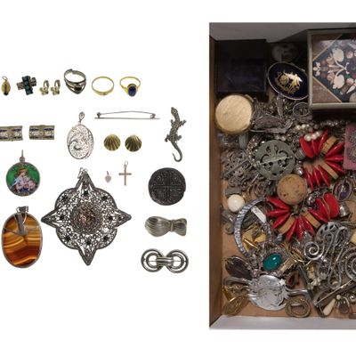 Sale Photo Thumbnail #500: Gold, Silver and Fashion Jewelry Assortment
