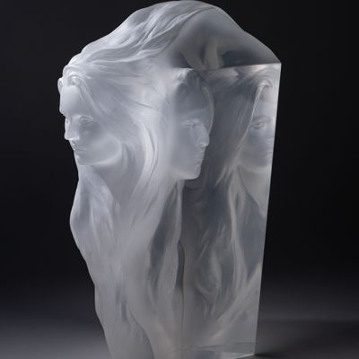 Frederick Hart (American, 1946-1999) 'Reflections' Acrylic Sculpture
