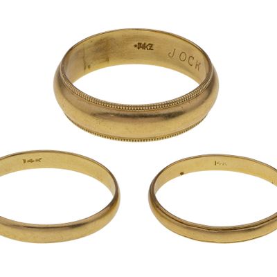 Sale Photo Thumbnail #464: 14k Yellow Gold Band Assortment