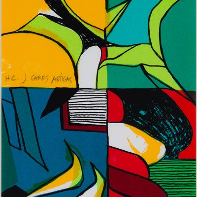 Sale Photo Thumbnail #133: Joan Gardy Artigas (Spanish / Catalan, b.1938) 'Transgression, Punishment, Responsibility, Forgiveness' Lithograph