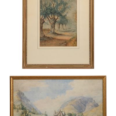 S. E. Hall (British, fl.1910-1930) Watercolor on Paper