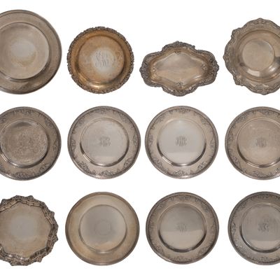 Sale Photo Thumbnail #524: Sterling Silver Hollowware Assortment