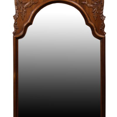 Sale Photo Thumbnail #369: Walnut Georgian Style Wall Mirror