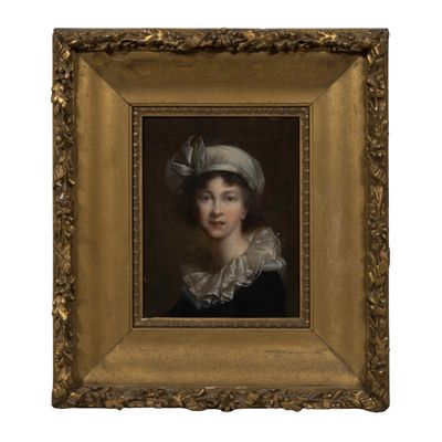 After Elisabeth Louise Vigee-Lebrun (French, 1755-1842) 'Portrait of the Artist' Oil on canvas