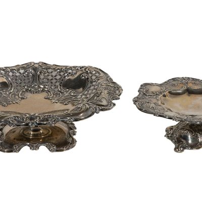 Sale Photo Thumbnail #548: Sterling Silver Footed Compotes