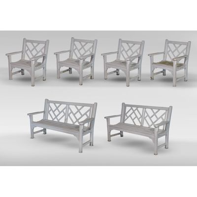 Sale Photo Thumbnail #270: Smith and Hawkins Teak Seating Assortment