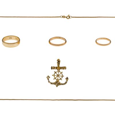 Sale Photo Thumbnail #478: 14k Yellow Gold Jewelry Assortment