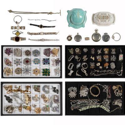 Sale Photo Thumbnail #489: Rhinestone Jewelry and Watch Assortment