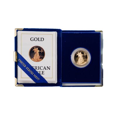 Sale Photo Thumbnail #593: 1987 $25 Gold Eagle Proof