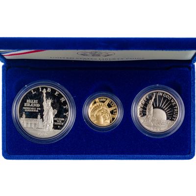 Sale Photo Thumbnail #591: 1986 US Liberty Gold Coin Set