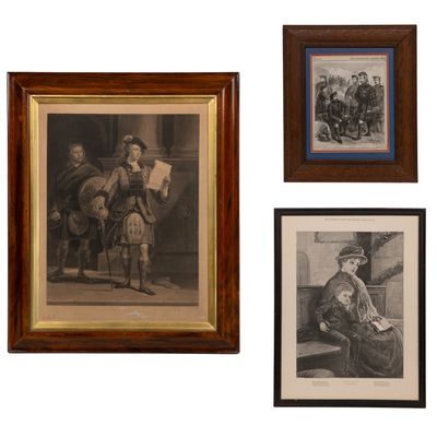Sale Photo Thumbnail #101: Various Artists (Continental, 19th Century) Engraving Assortment