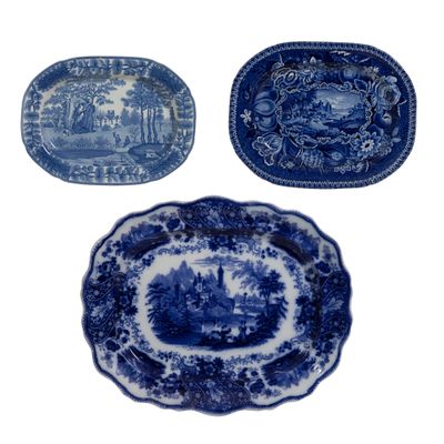Sale Photo Thumbnail #216: Ironstone Platter Assortment