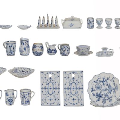 Sale Photo Thumbnail #210: German Porcelain Assortment
