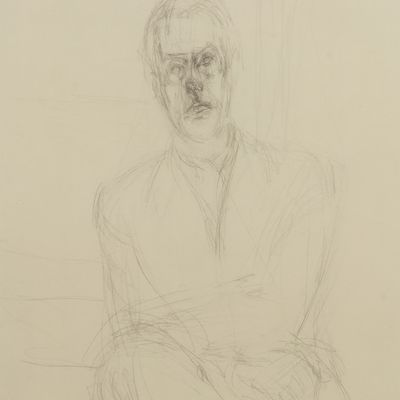 Sale Photo Thumbnail #138: After Alberto Giacometti (Swiss, 1901-1966) 'Portrait of Diego' Lithograph