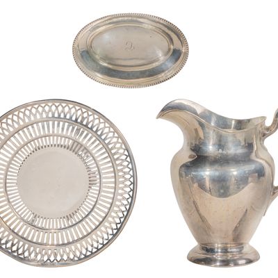 Sale Photo Thumbnail #525: Sterling Silver Hollowware Assortment