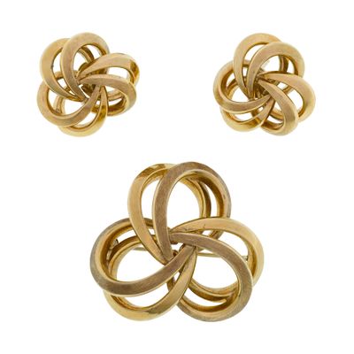 Sale Photo Thumbnail #447: 14k Yellow Gold Jewelry Suite