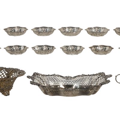 Sale Photo Thumbnail #550: Sterling Silver Hollowware Assortment