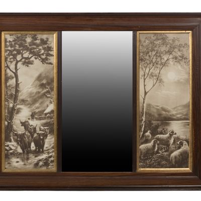 Sale Photo Thumbnail #370: Triptych Wall Mirror