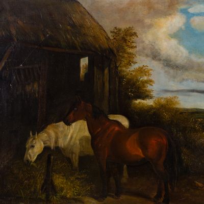 Henry Charles Woollett (British, 1826-1893) Oil on Board