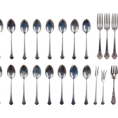 Sale Photo Thumbnail #529: Reed and Barton and Towle Sterling Silver Flatware Assortment