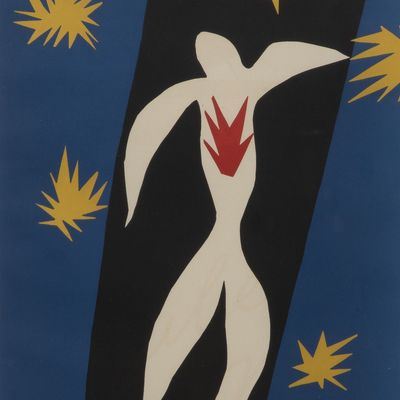 Sale Photo Thumbnail #148: Henri Matisse (French, 1869-1954) 'La Chute d'Icare' Lithograph