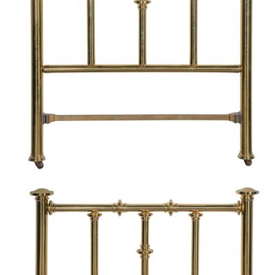 Sale Photo Thumbnail #341: Brass Plated Bed Frame
