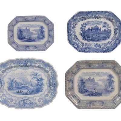 Sale Photo Thumbnail #218: Ironstone Platter Assortment