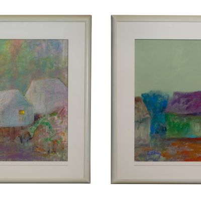 Al Lachman (American, b.1936) Pastels on Paper