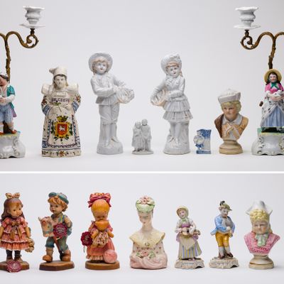Sale Photo Thumbnail #229: Porcelain Figurine Assortment