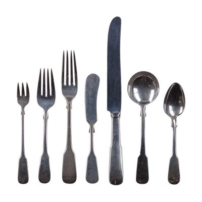 Sale Photo Thumbnail #531: Jennings Silver Co. Sterling Silver Flatware Service