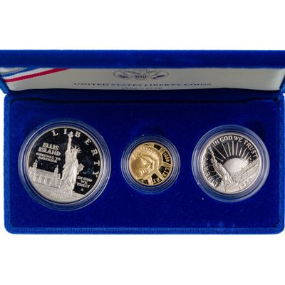 Sale Photo Thumbnail #590: 1986 US Liberty Gold Coin Set